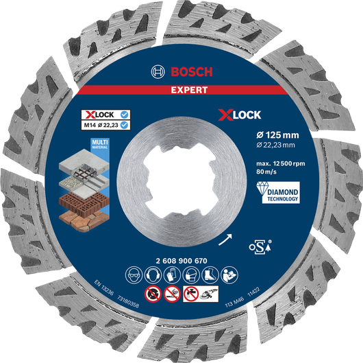 GWX 9-115 S Angle Grinder with X-LOCK | Bosch Professional