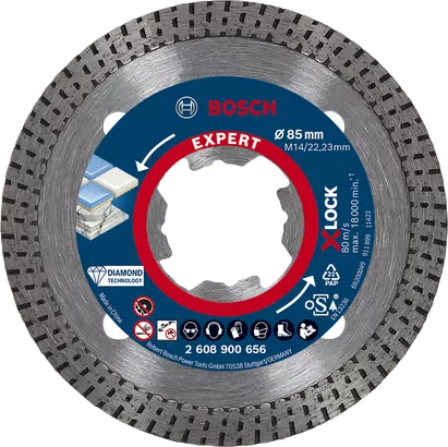 Bosch EXPERT HardCeramic X-LOCK diamond cutting disc 85mm.