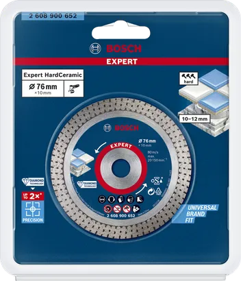 Bosch 76 mm diamond cutting disc.