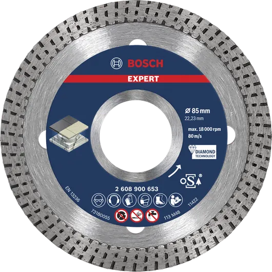 Bosch EXPERT HardCeramic diamond cutting disc 85mm.