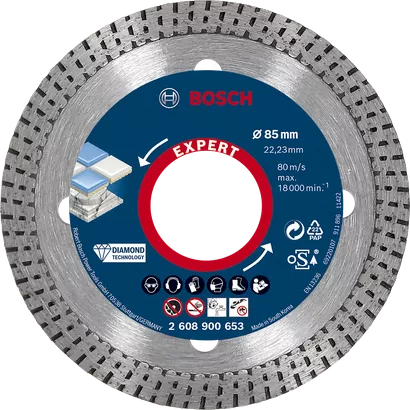 Bosch EXPERT HardCeramic diamond cutting disc 85mm.