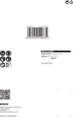 Bosch EXPERT M480 Sanding Net 100×150mm G80 10-pack.