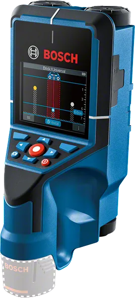 Bosch D-Tect 200 C wall scanner with display.