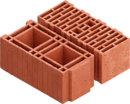 Hollow brick building block