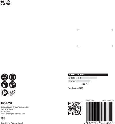 Bosch C470 sandpaper 115 mm 80 grit.