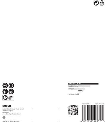 Bosch EXPERT C470 sandpaper 150 mm 60 grit.