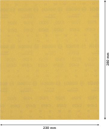 Bosch EXPERT C470 sandpaper sheet 230x280 mm G320.