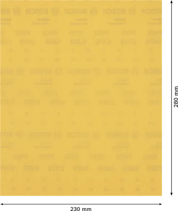 Bosch EXPERT C470 sandpaper sheet, 230x280 mm G400.