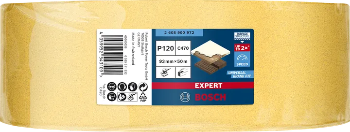 Bosch C470 sandpaper roll 93 mm x 50 m.