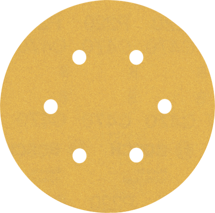 Bosch C470 sandpaper disc 150 mm 220 grit 6 holes.