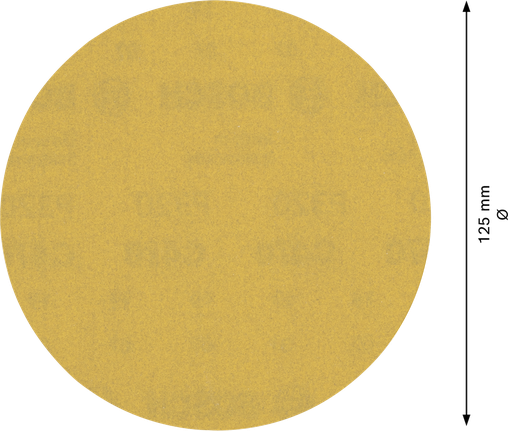 Bosch EXPERT C470 125mm sandpaper disc, grit 320.