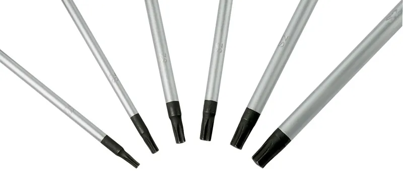 Bosch Screwdriver Set 6pc SL/PH, versatile tips for various screws.