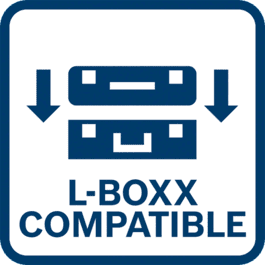  L-Boxx footprint to enable non-slip stackability on top of a L-Boxx