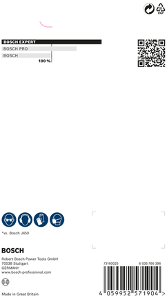 Bosch EXPERT N880 fleece pad 115 x 140 mm 2-pack.