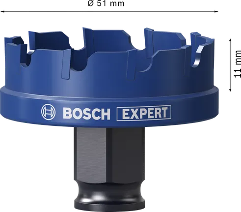 Bosch EXPERT Sheet Metal Hole Saw 51 mm diameter.