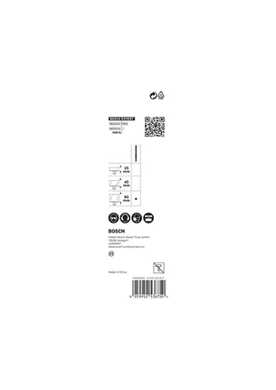Bosch EXPERT Power Change Plus pilot drill bit 8.5 x 105 mm.