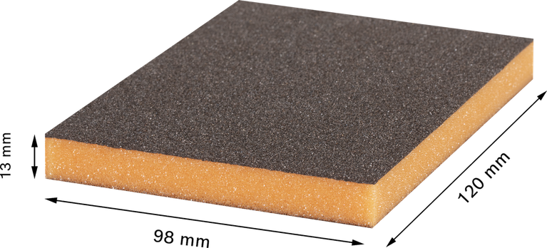 Bosch EXPERT S473 medium sanding pad 98x120x13mm.