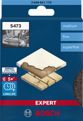 Bosch S473 sanding pads medium fine superfine 98 x 120 x 13 mm 3-pc.