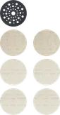 Bosch EXPERT M480 Starter Kit 125 mm sanding discs set.