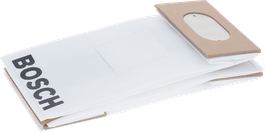 Bosch dust bag for collecting fine particles.