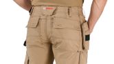 Bosch beige craftsmens shorts with holster pockets.