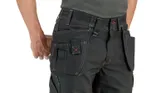 Bosch WHT 09 trousers with holster pockets, black.