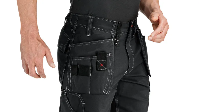 Bosch WHSO 09 black shorts with holster pockets.
