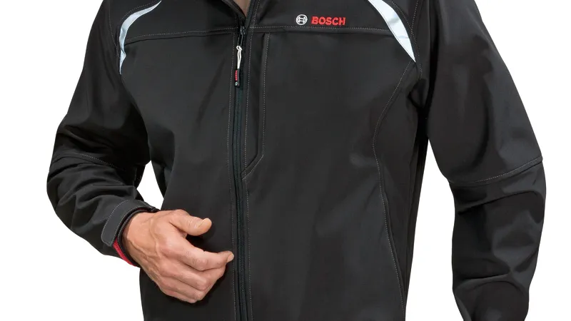 Bosch WSJ 09 black softshell stretch jacket.