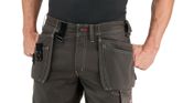 Bosch WHSO 18 grey work shorts with holster pockets.