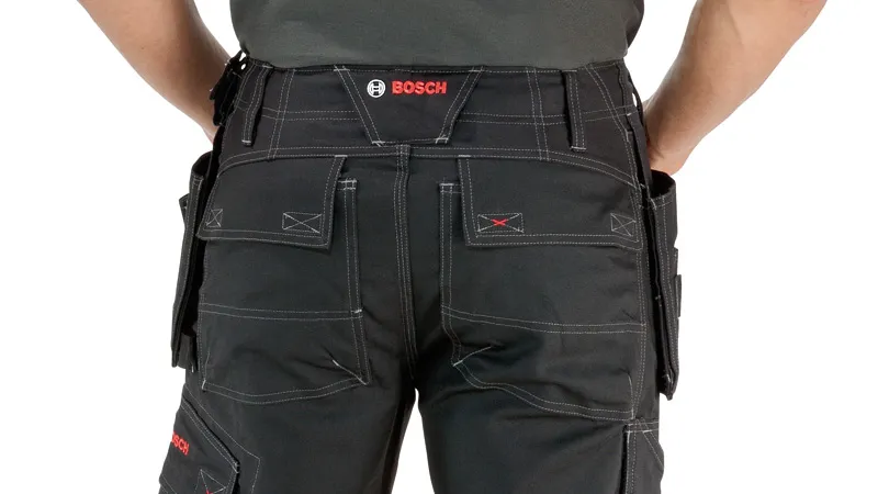 Bosch WHT 09 trousers with holster pockets.