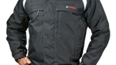 Bosch black WFJ 09 pilot jacket with canvas polyester.