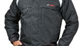 Bosch black WFJ 09 pilot jacket with canvas polyester.