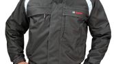 Bosch WFJ 18 grey pilot jacket polyester canvas.