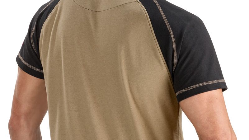 Bosch beige and black short-sleeve T-shirt WTSI 05.