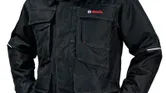 Bosch WPJ 09 parka jacket in black canvas.