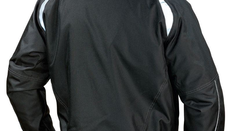 Bosch WFJ 09 black pilot jacket, polyester canvas.