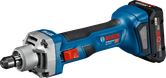 Bosch GGS 18V-20 cordless straight grinder, 24,000 rpm.