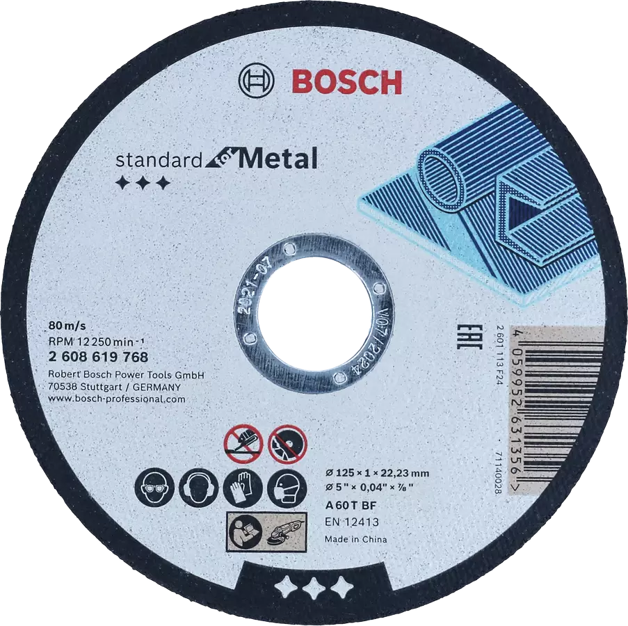 Bosch 125mm Standard for Metal Grinder Cutting Disc