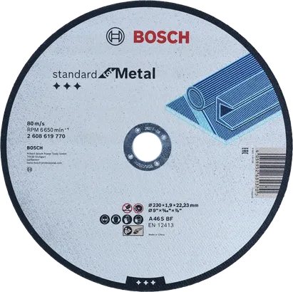 Bosch Standard for Metal straight cutting disc 230 mm.