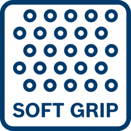 Comfortable handling of the tool thanks to softgrip