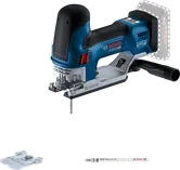 Bosch GST 18V-155 SC cordless jigsaw with brushless motor.