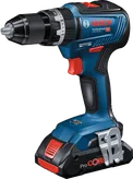Bosch GSB 18V-55 cordless combi drill with brushless motor.