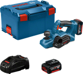 Bosch GHO 18 V-LI cordless planer with case and charger.