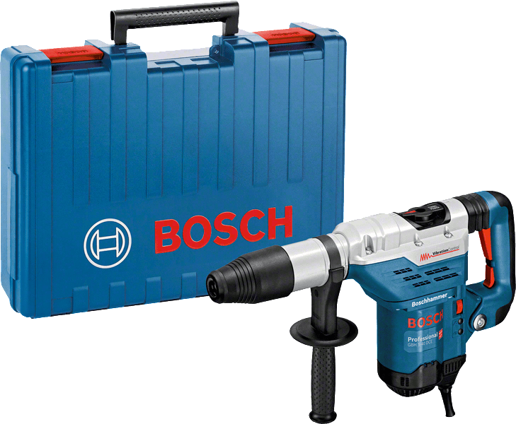 Bosch gbh 5.40 de sds max blue profi drill hammer with chisel fonksion and accessories 