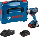 Bosch GDS 18V-300 cordless impact wrench set.