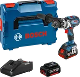 Bosch GSB 18V-110 C cordless drill set with case.