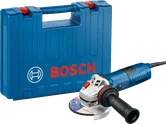 Bosch GWS 12-125 CI angle grinder with carrying case.