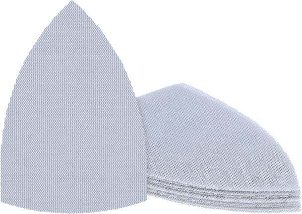 Bosch delta sanding mesh sheets for fine surface finishing.