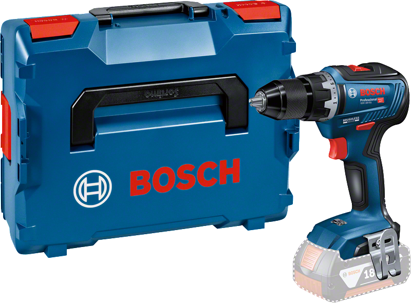 Perceuse-visseuse Bosch Professional GSR 18V-55 + 2 batteries 2,0Ah +  Chargeur GAL 18V-40 - 06019H5205 pas cher 