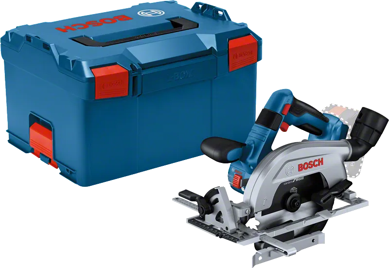 Bosch GKS 18V-57-2 L cordless circular saw with case.